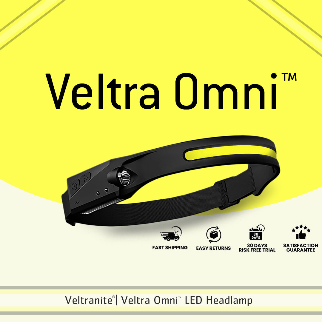 Veltra Omni™ LED Headlamp – The Best Thing You’ll Put on Your Head (That Isn’t a Hat)